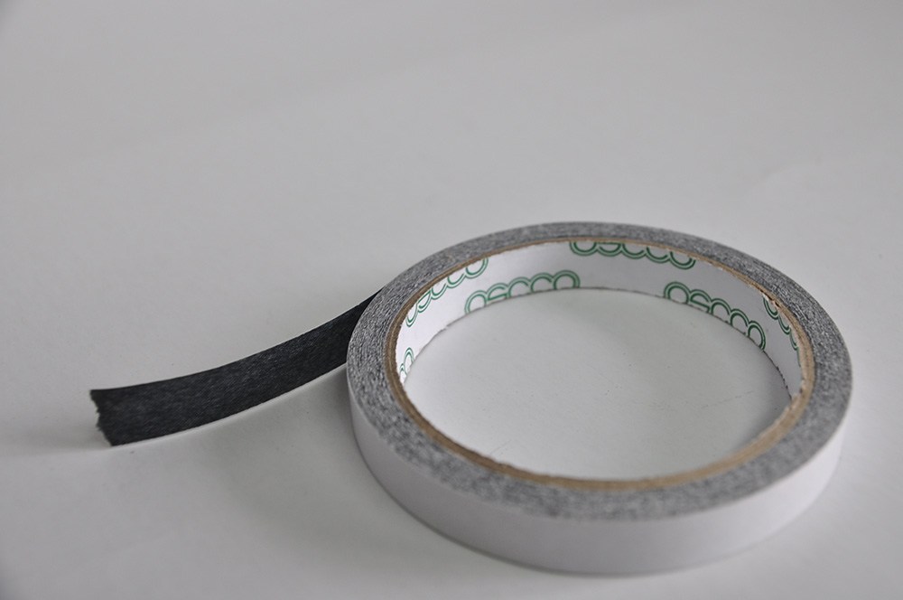 double coated tissue tape- black (dstb-110b)